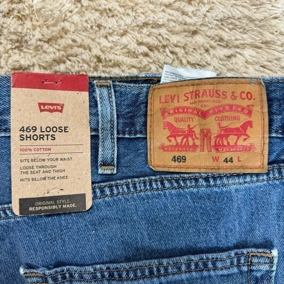Levis 469 Mens denim shorts size  W44 - Picture 3 of 11